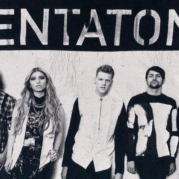 Pentatonix 2015 Tour On My way Home Concert Band Tee Mens Size Medium Black - Picture 4 of 16